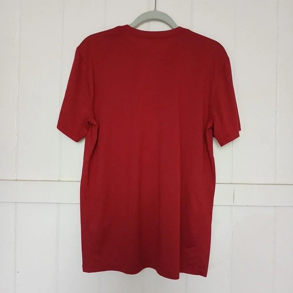 Jordan Oklahoma Sooners T-shirt Mens L‎ Crimson Red Dri-FIT CT2278-613